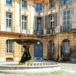 Fontaine de la place d'Albertas à Aix-en-Provence, illustration d'un redressement fiscal
